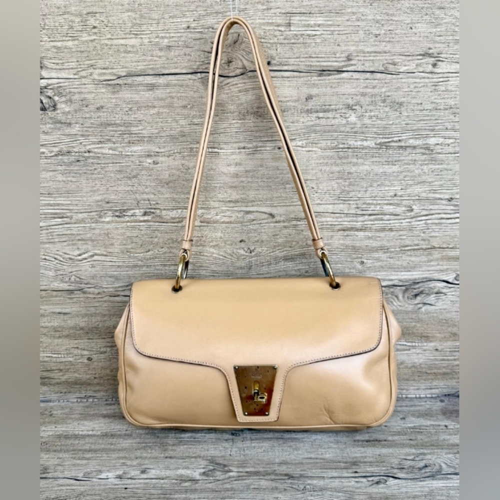 Authentic Gucci Leather Shoulder Bag